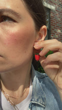 Load and play video in Gallery viewer, *PRE-ORDER* Big Strawberries Full Earring

